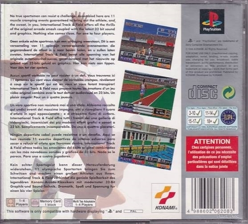 International Track and Field Platinum - PS1 (B Grade) (Genbrug)